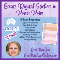 Create Digital Planner Stickers in Power Point