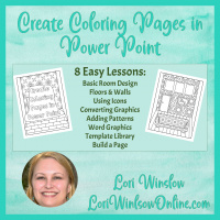 Create Coloring Pages in Power Point