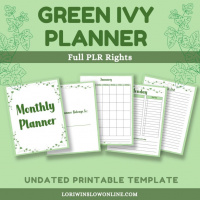 Green Ivy Planner