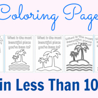 How to Make Coloring Pages in Less than 10 Minutes