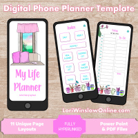 My Pretty Life Digital Phone Planner Template