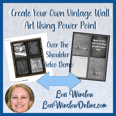 Vintage Wall Art in Power Point