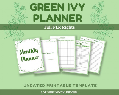 Green Ivy Planner