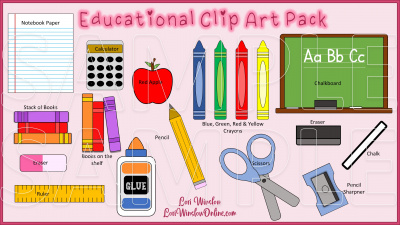 Educational Clip Art Pack
