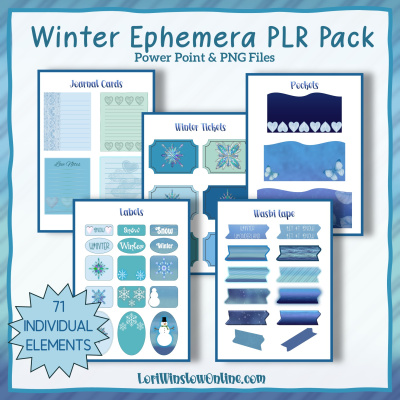 Winter Ephemera PLR Pack