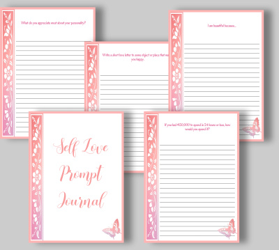 Self Love Prompt Journal PLR Pack